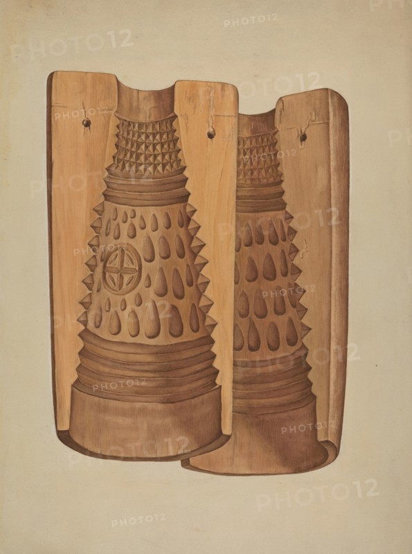 Maple Sugar Mold, c. 1938.