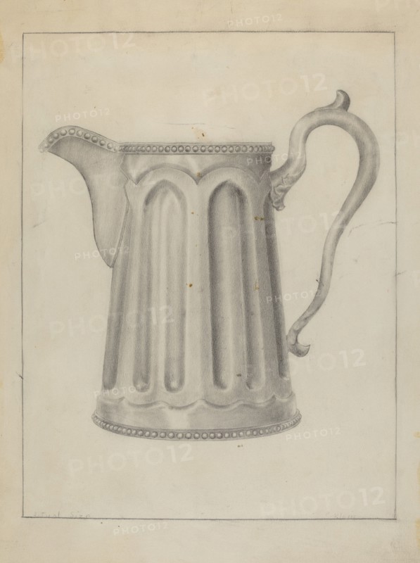 Pewter Creamer, 1935/1942.