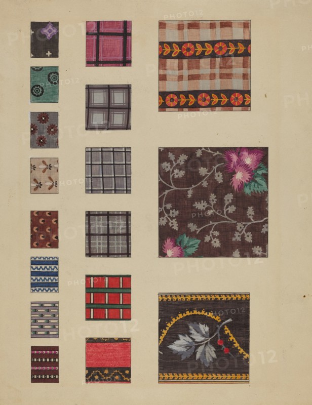 Printed Delaines, c. 1936.