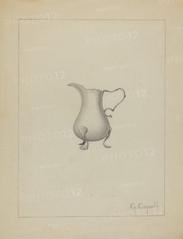Silver Creamer, 1935/1942.
