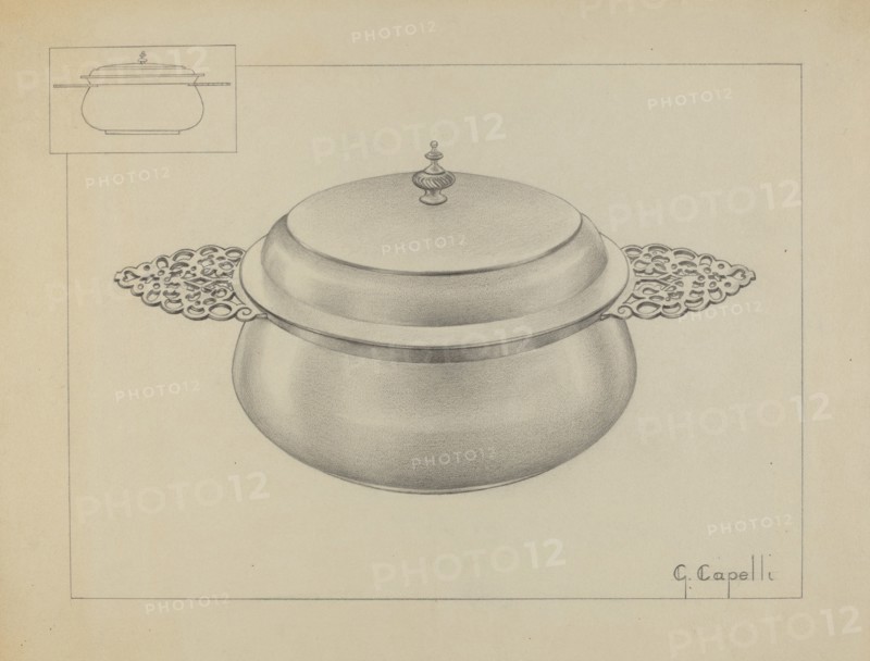 Silver Porringer, c. 1936.