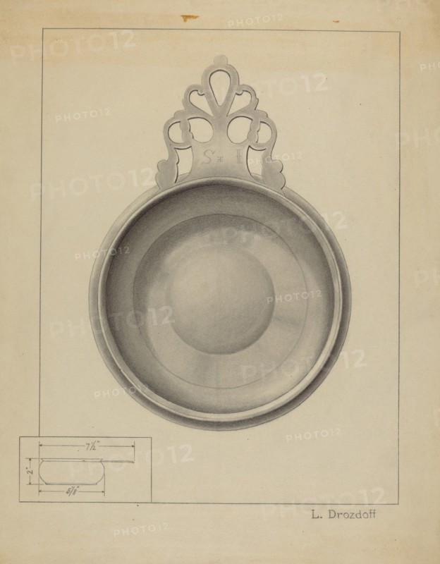 Silver Porringer, c. 1936.