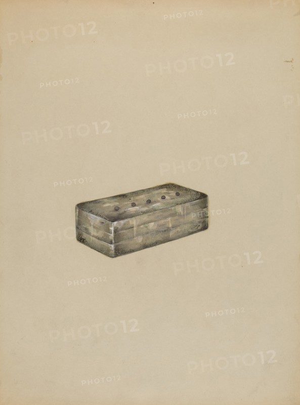 Silver Snuff Box, c. 1936.