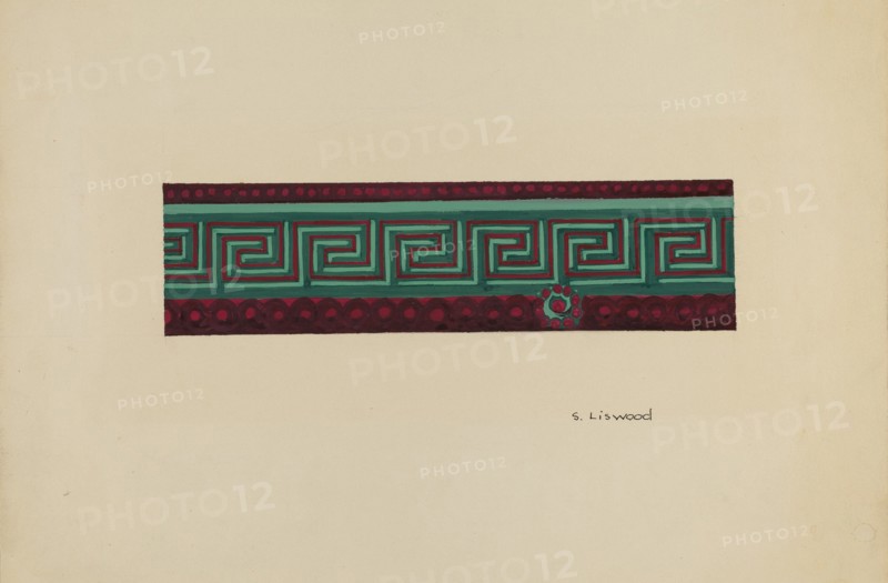Wallpaper Border, c. 1940.