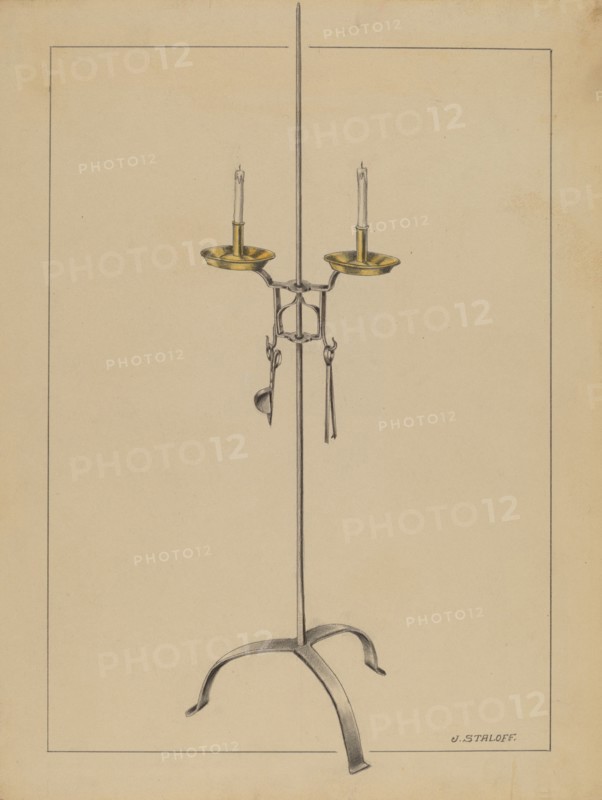 Candlestick Stand, c. 1936.