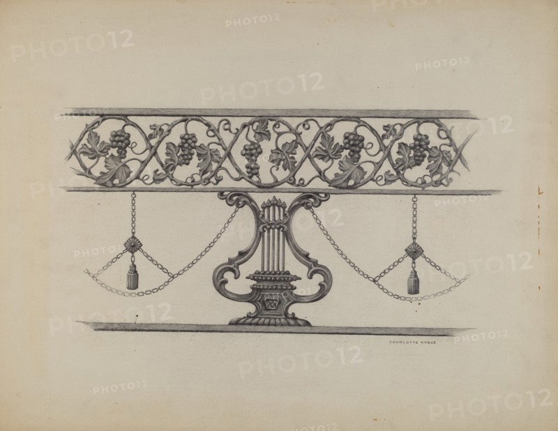 Cast Iron Fencing, c. 1937.