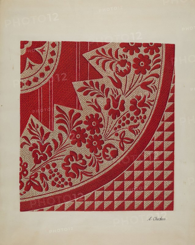 Homespun Coverlet, c. 1937.