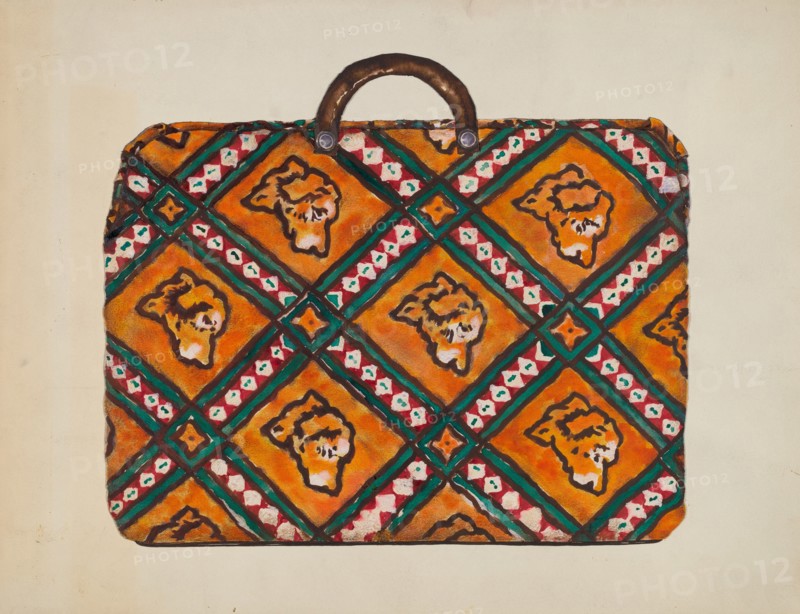 Lady's Carpet Bag, c. 1936.
