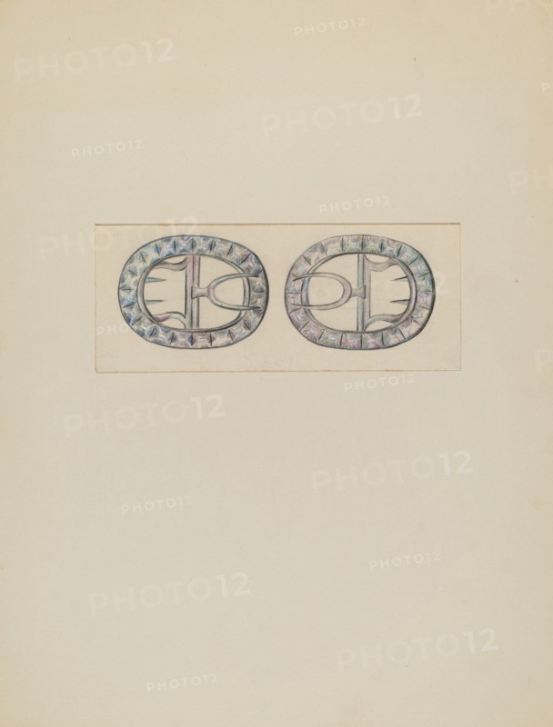 Man's Shoe Buckle, c. 1936.