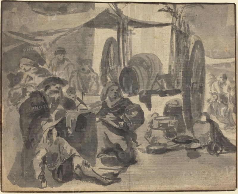Market Scene, 17th century.