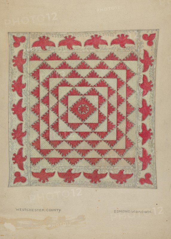 Patchwork Quilt, 1935/1942.