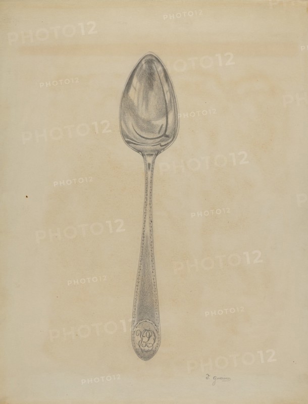 Silver Soup Spoon, c. 1936.