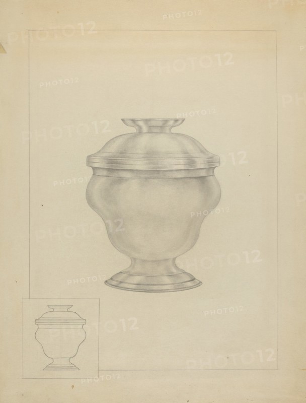 Silver Sugar Bowl, c. 1936.