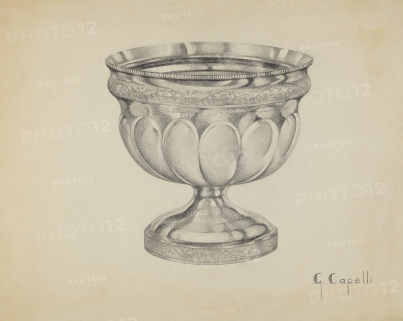 Silver Waste Bowl, c. 1936.