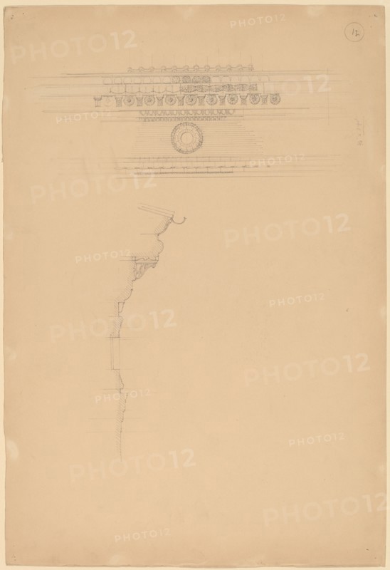 Study of Moldings, c. 1896.