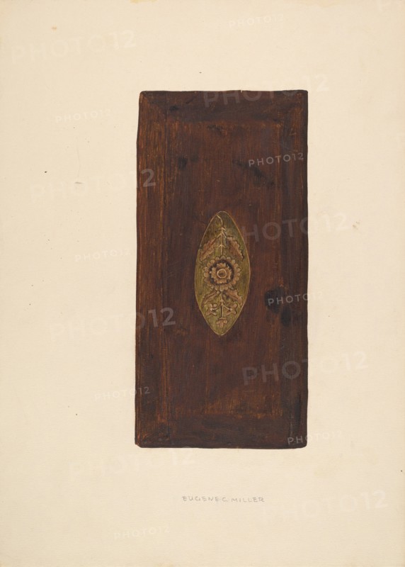 Tobacco Box Cover, c. 1937.