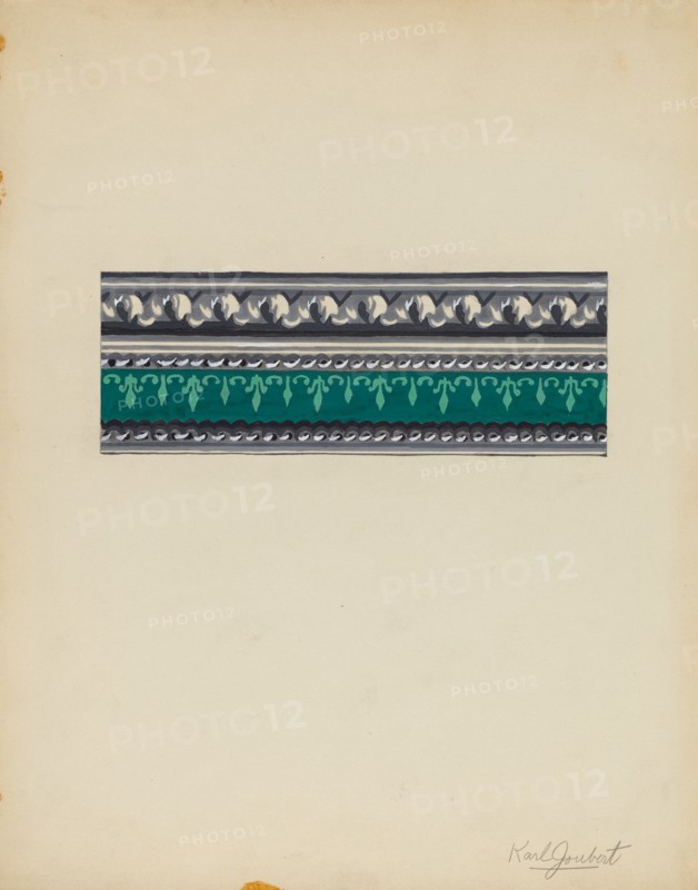 Wall Paper Border, c. 1937.