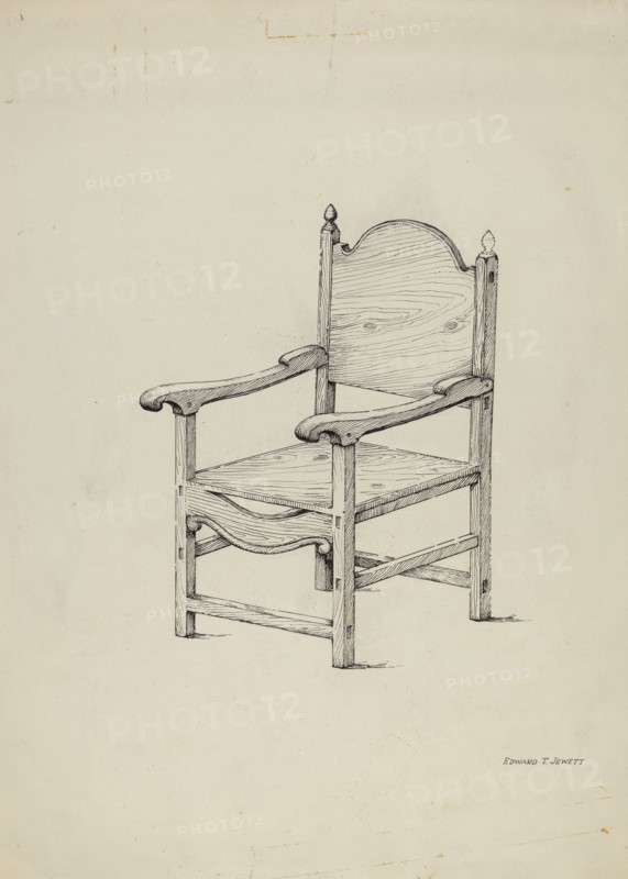 Chair (Scale Drawing), 1936.