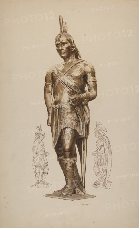 Cigar Store Indian, c. 1940.
