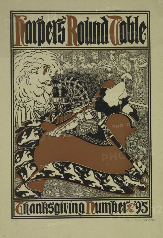 Harper's round table, c1895.