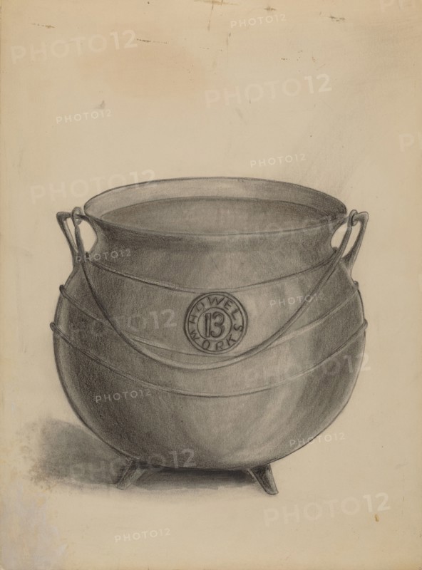 Iron Cooking Pot, 1935/1942.