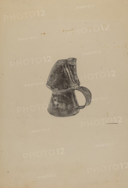 Petticoat Peg Lamp, c. 1939.