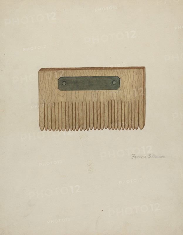 Shaker Seed Comb, 1935/1942.