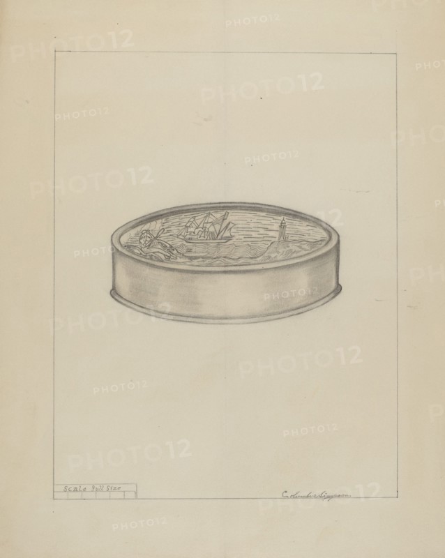 Silver Snuff Box, 1935/1942.