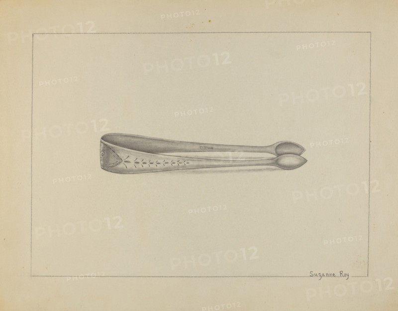 Silver Sugar Tongs, c. 1936.