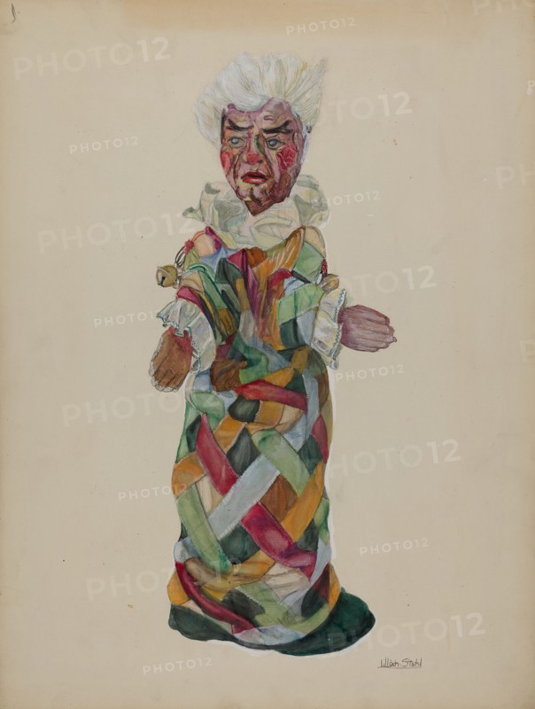 Clown Hand Puppet, 1935/1942.