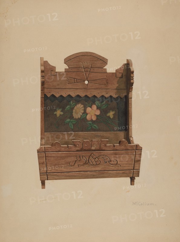 Comb and Brush Case, c. 1940.