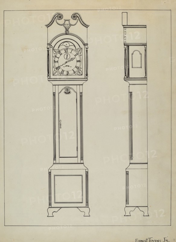 Grandfather's Clock, c. 1936.