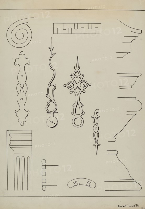 Grandfather's Clock, c. 1936.