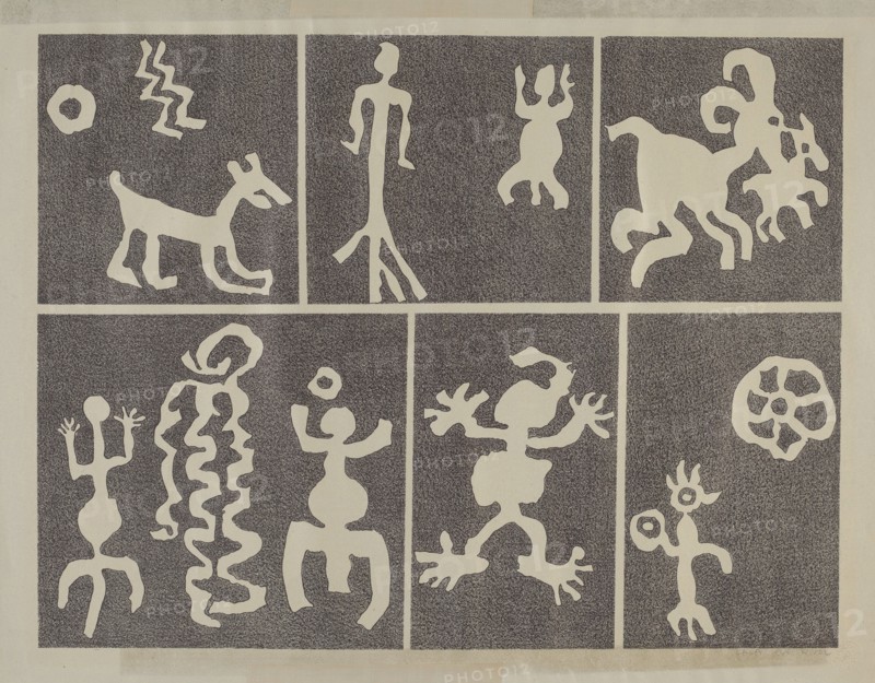 Petroglyph Design, 1935/1942.