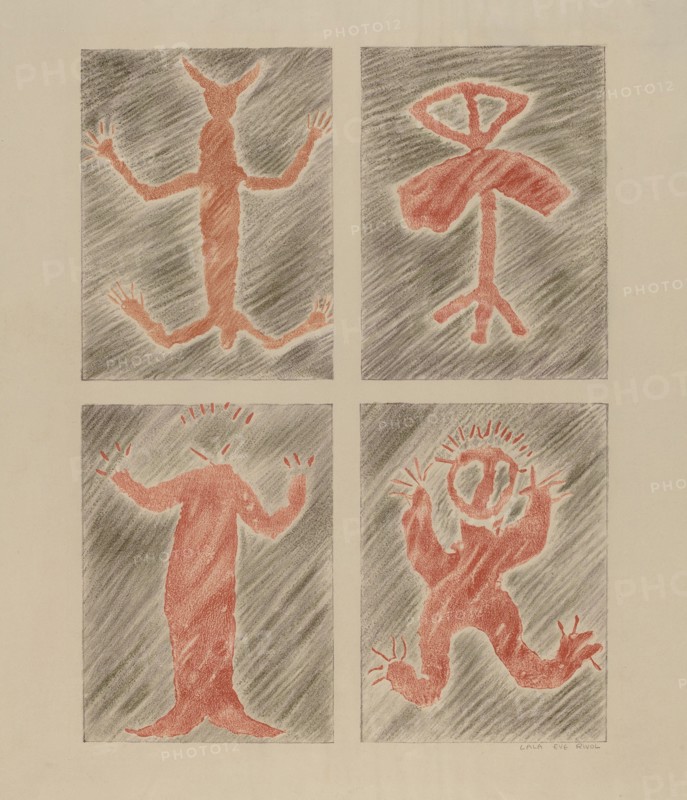 Petroglyph Design, 1935/1942.
