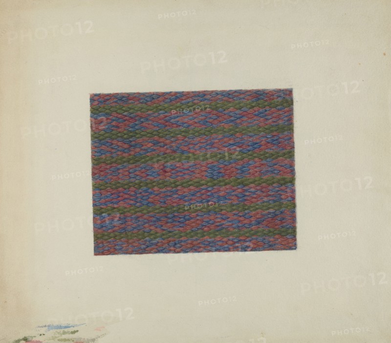 Shaker Rug (Detail), c. 1936.