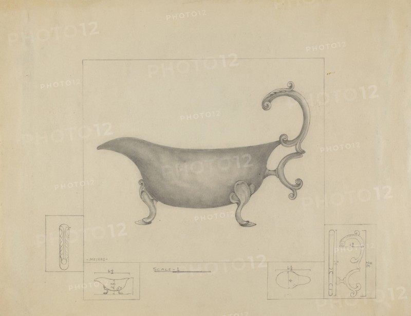 Silver Sauce Boat, 1935/1942.