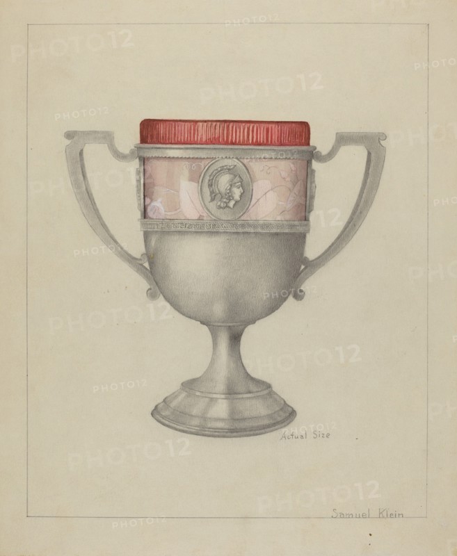 Silver Spoon Holder, c. 1936.