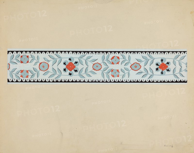 Wall Paper Border, 1935/1942.