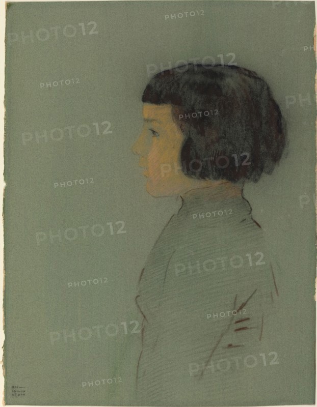 Young Woman in Profile, 1910.