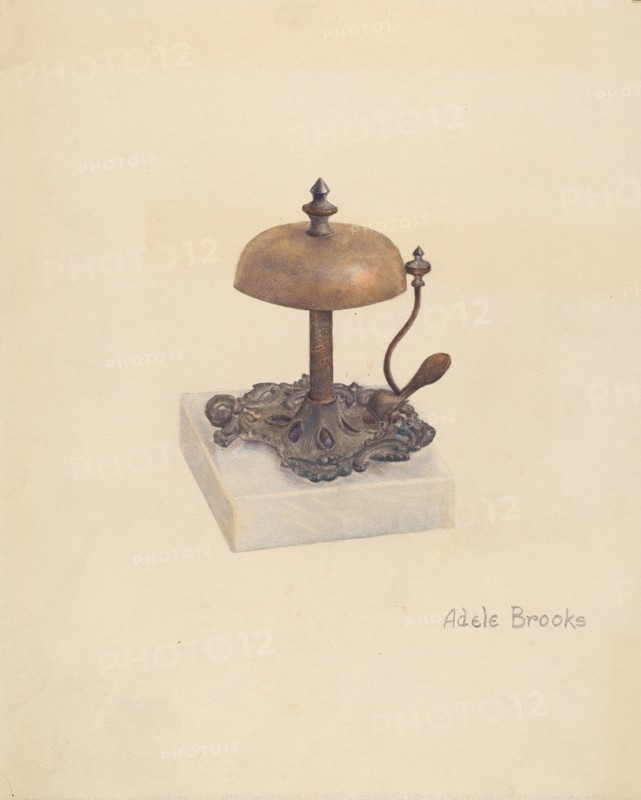 Cast Iron Table Bell, c. 1941.