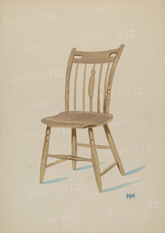 Early American Chair, c. 1936.