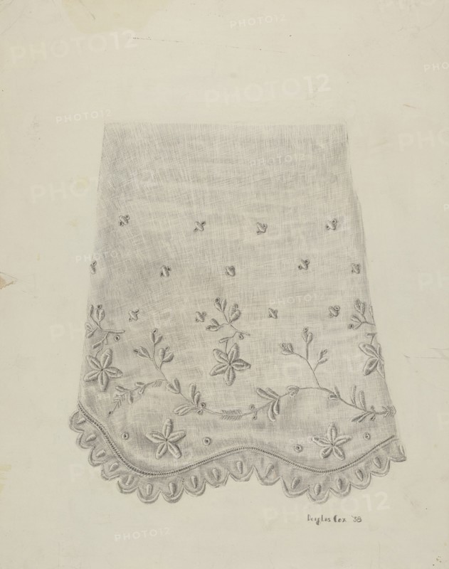 Embroidered Undersleeve, 1938.