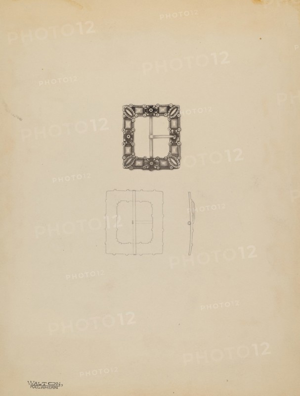 Lady's Shoe Buckle, 1935/1942.