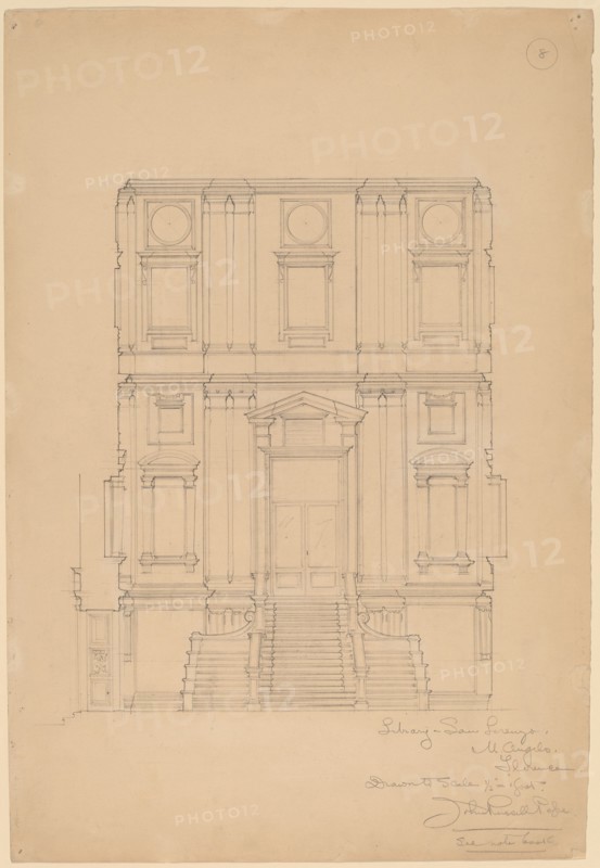 Library, San Lorenzo, c. 1896.