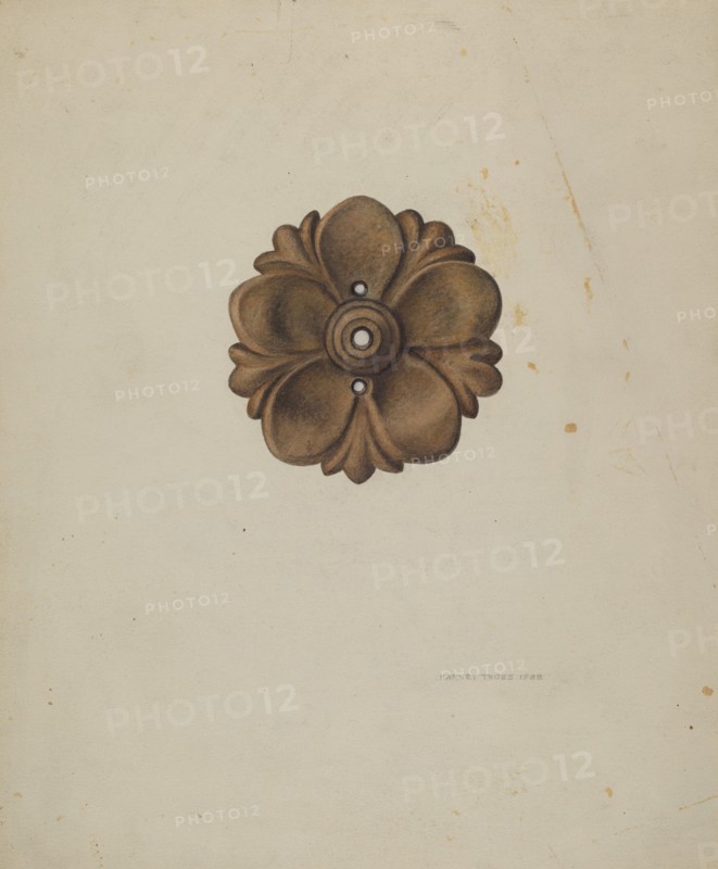 Ornamental Iron Rosette, 1938.