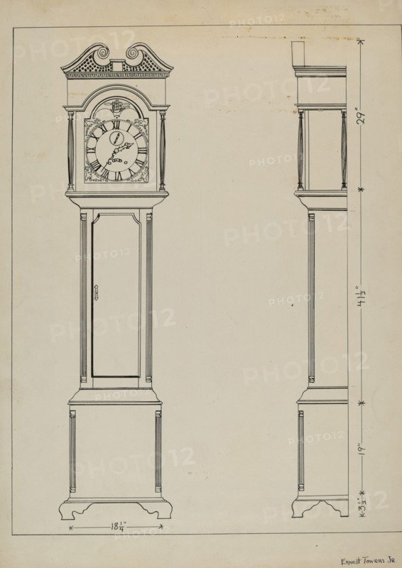 Pen and ink on paper, c. 1936.