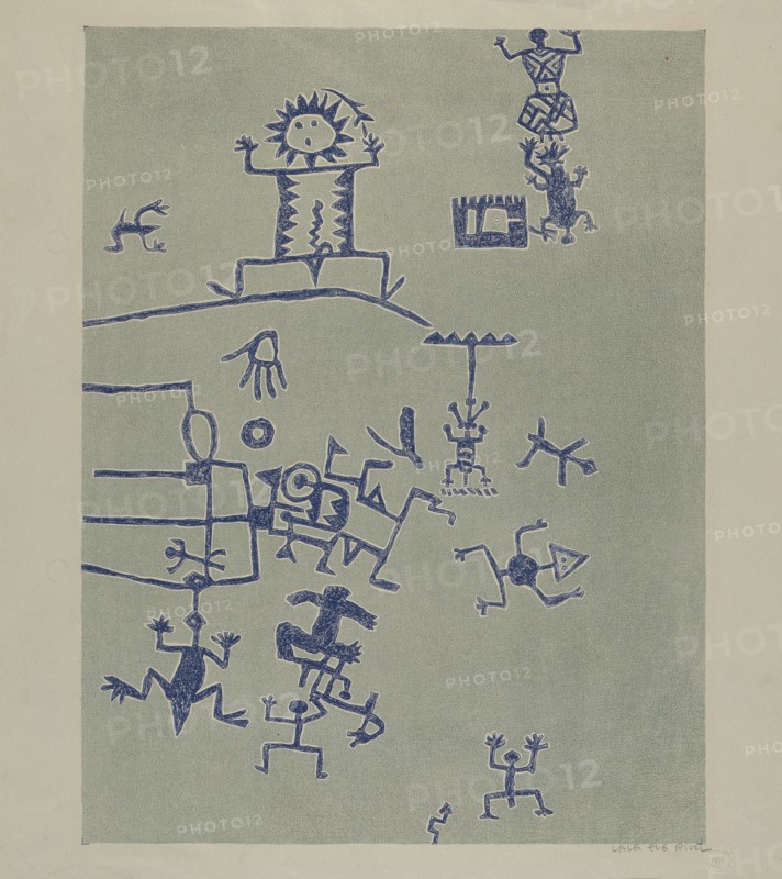 Petroglyph - Signs, 1935/1942.
