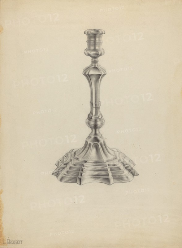 Silver Candlestick, 1935/1942.