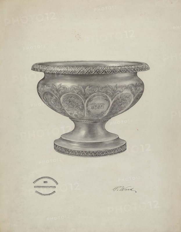 Silver Christening Bowl, 1940.